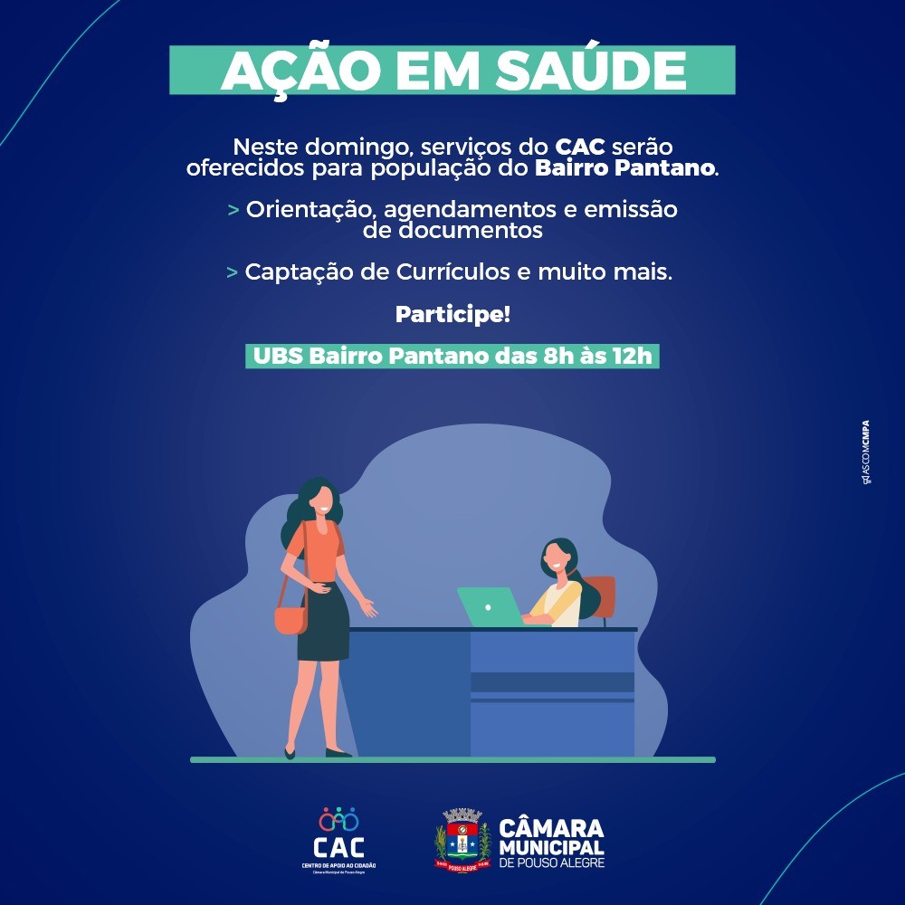 Imagem 1 da notícia: CAC oferece serviços aos moradores do Pantano neste domingo, 29