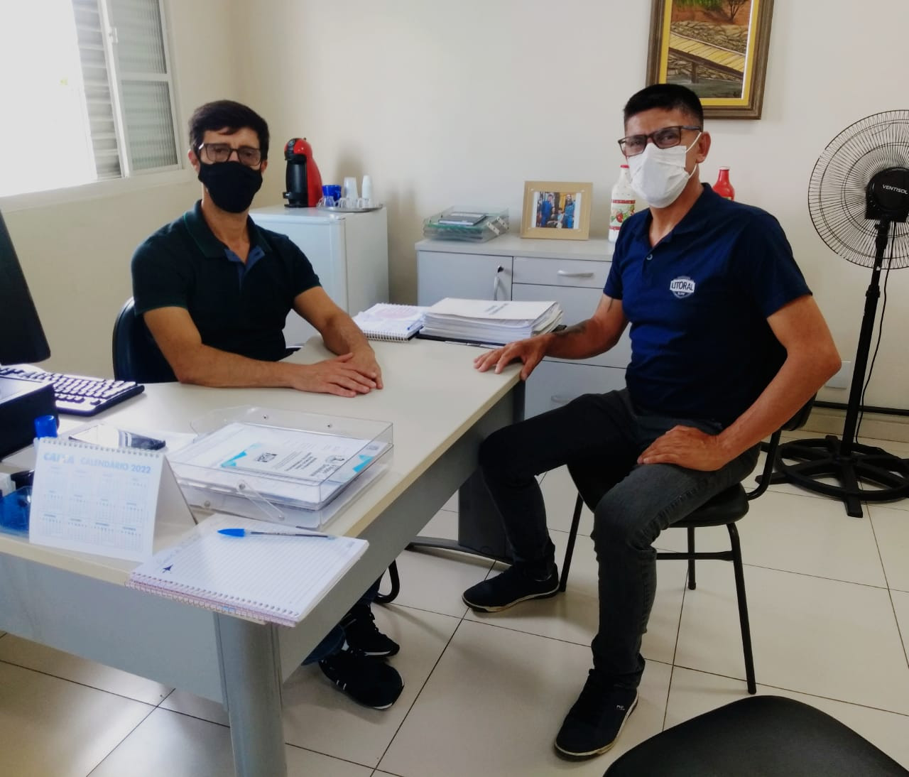 Imagem 1 da notícia: Secretário de Políticas sociais recebe vereador para apresentação do projeto "carroça do bem"