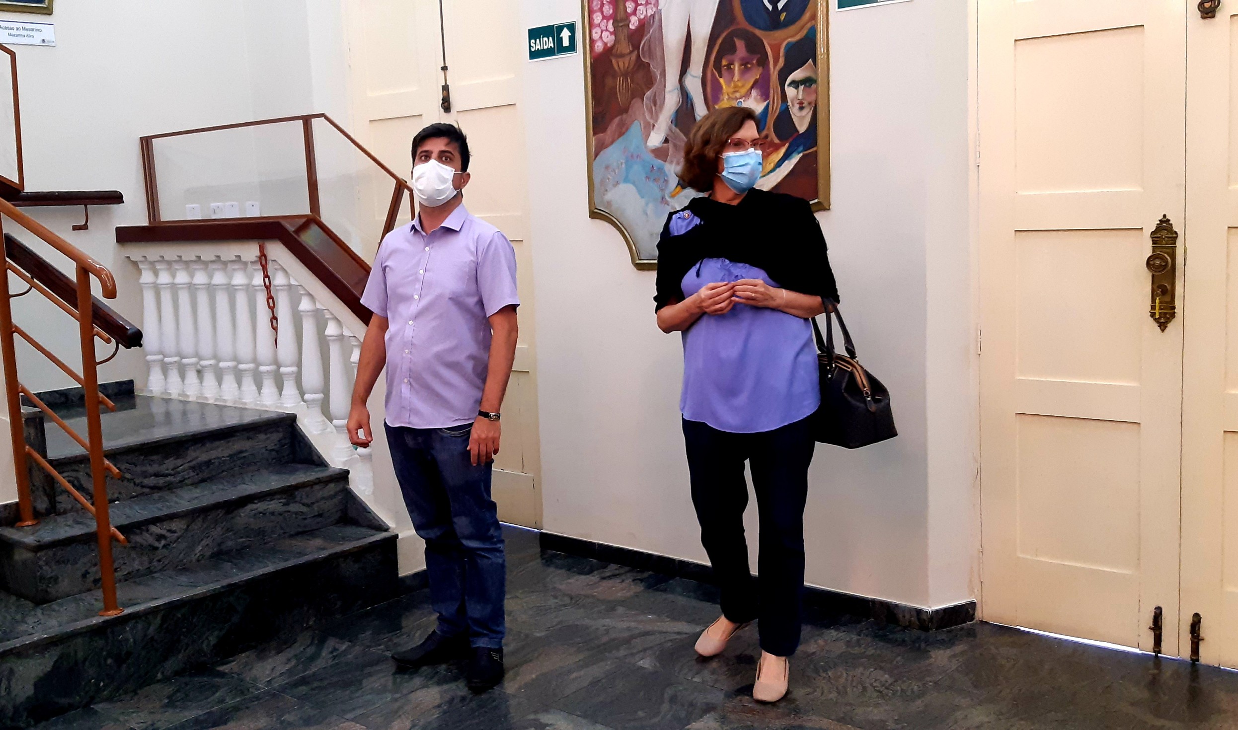 Imagem 2 da notícia: Presidente da Câmara visita o Teatro Municipal