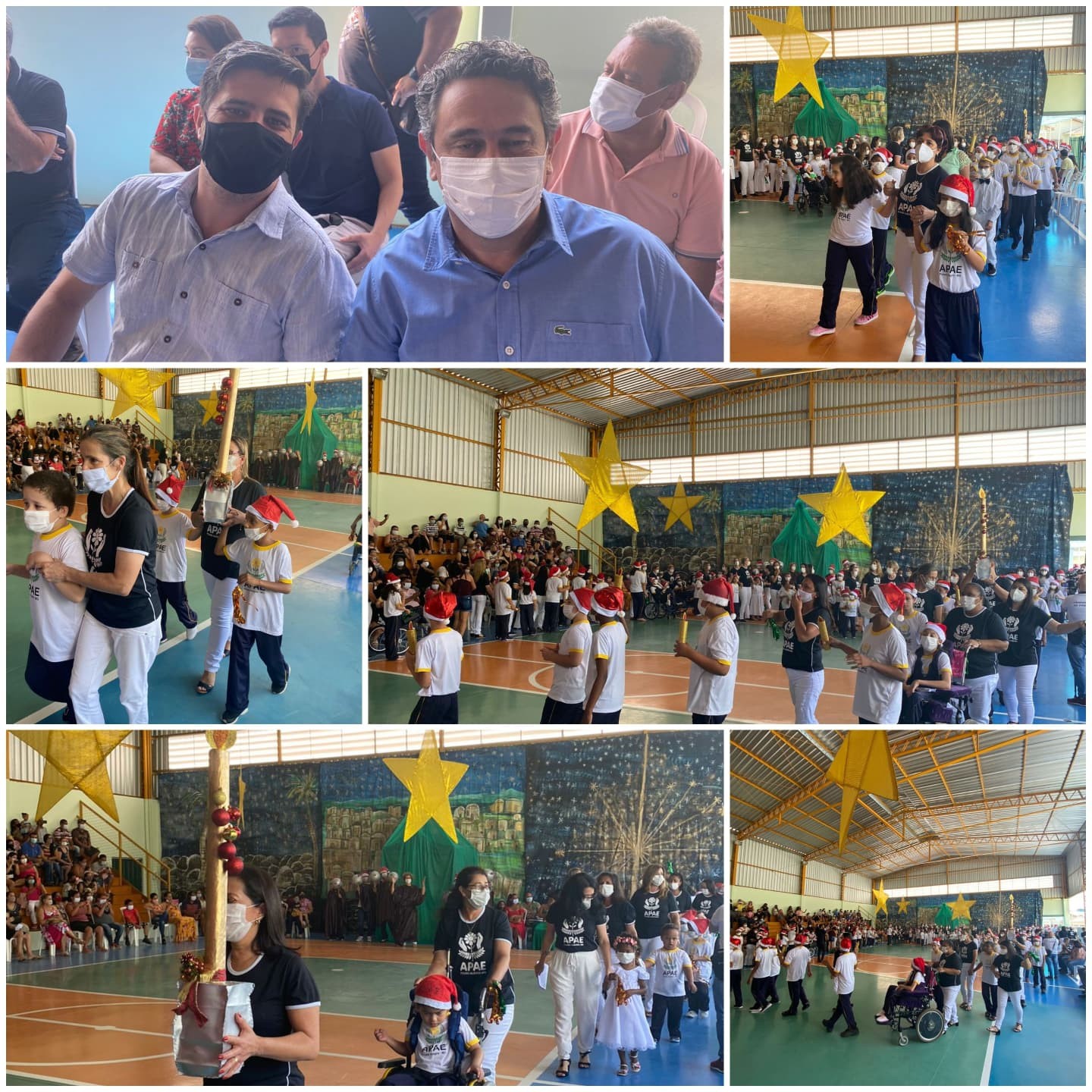 Imagem 1 da notícia: Presidente da Câmara acompanha festa de encerramento do ano na Apae