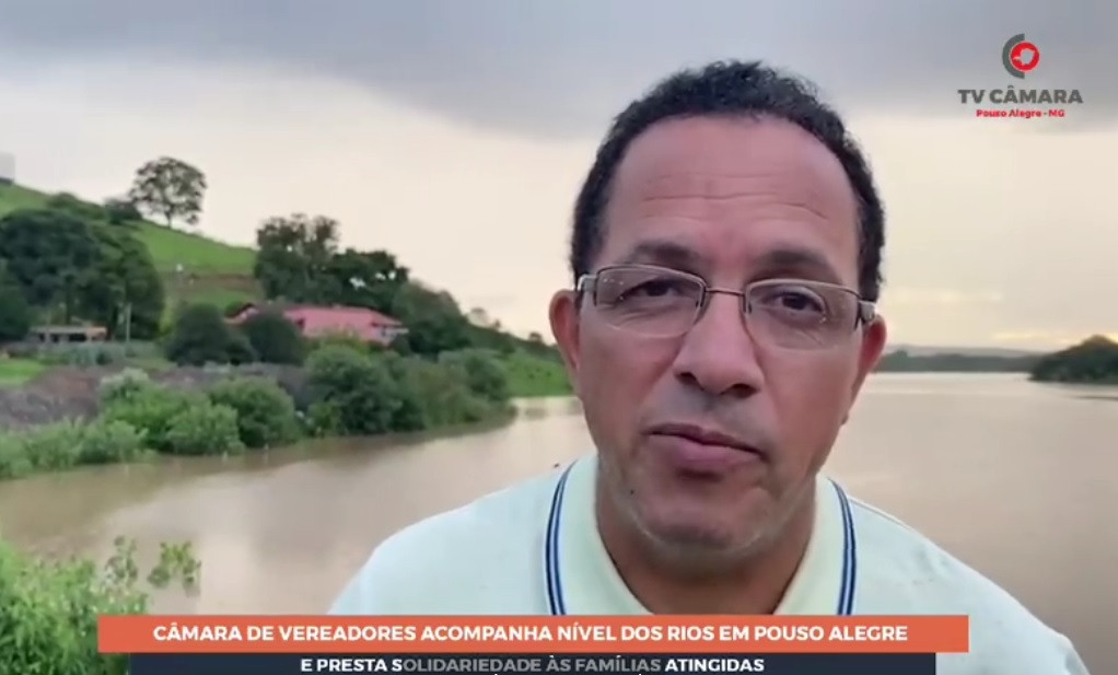 Imagem 1 da notícia: Câmara de vereadores acompanha nível dos rios em Pouso Alegre e presta solidariedade às famílias atingidas