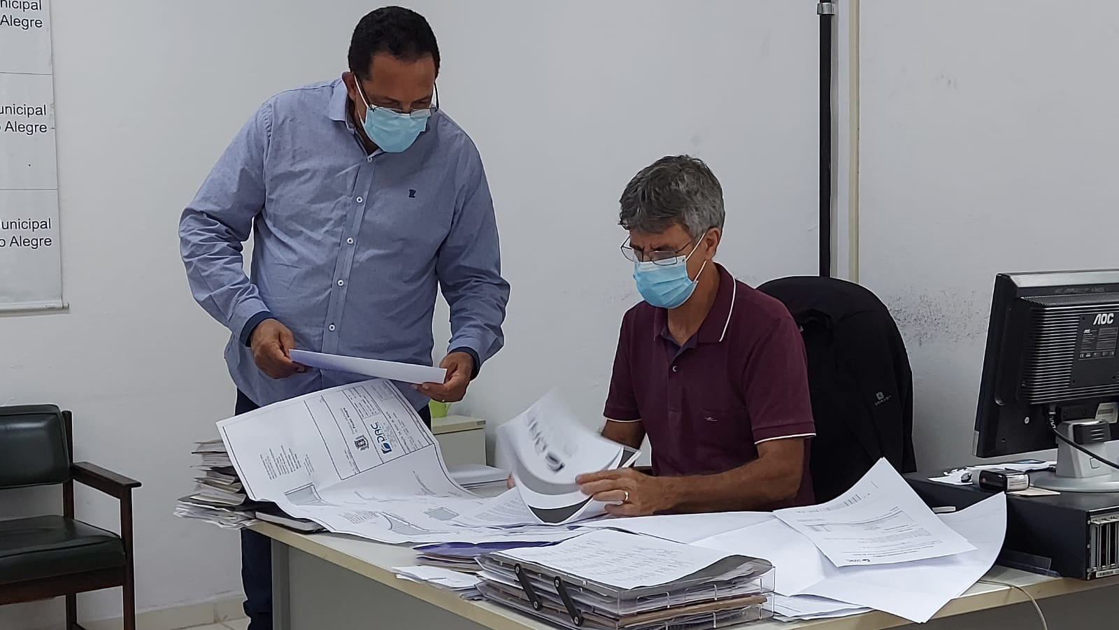 Imagem 1 da notícia: Presidente da Câmara é recebido pelo Superintendente de esportes do Município