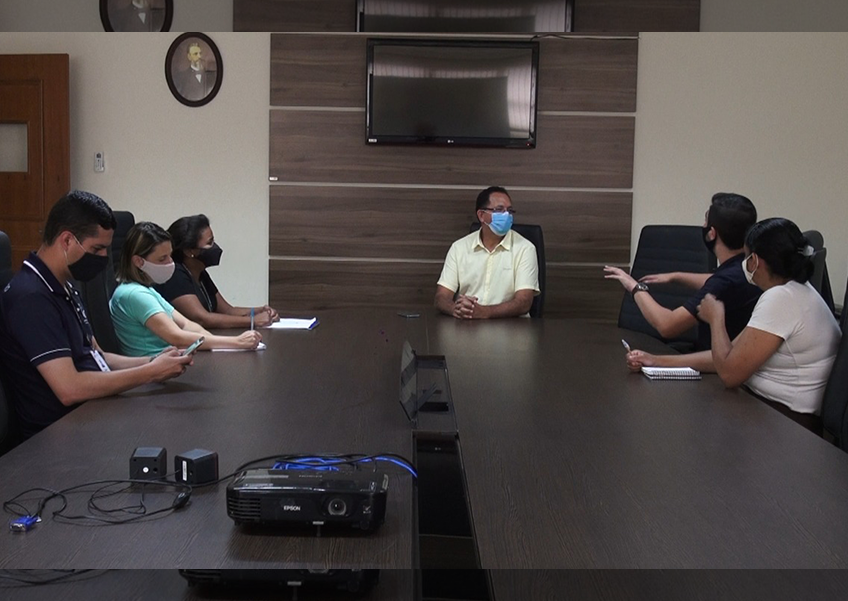 Imagem 1 da notícia: Presidente da Câmara recebe representantes do Conselho da Pessoa com Deficiência