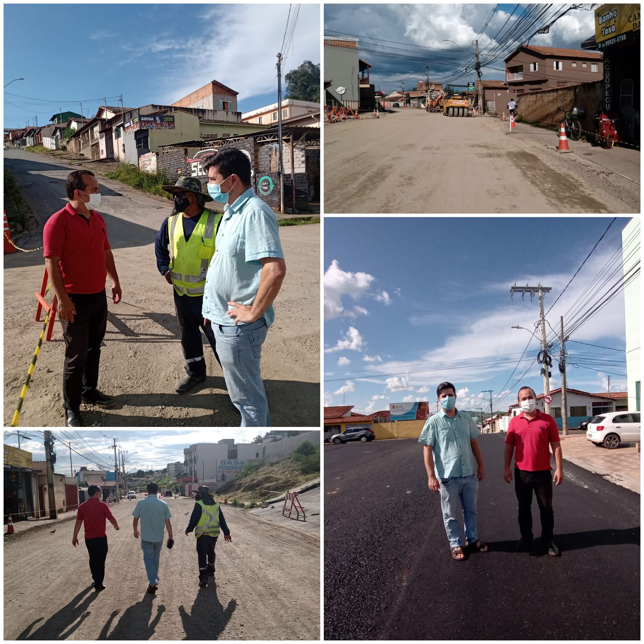 Imagem 1 da notícia: Vereadores fiscalizam obras em diversos bairros de Pouso Alegre