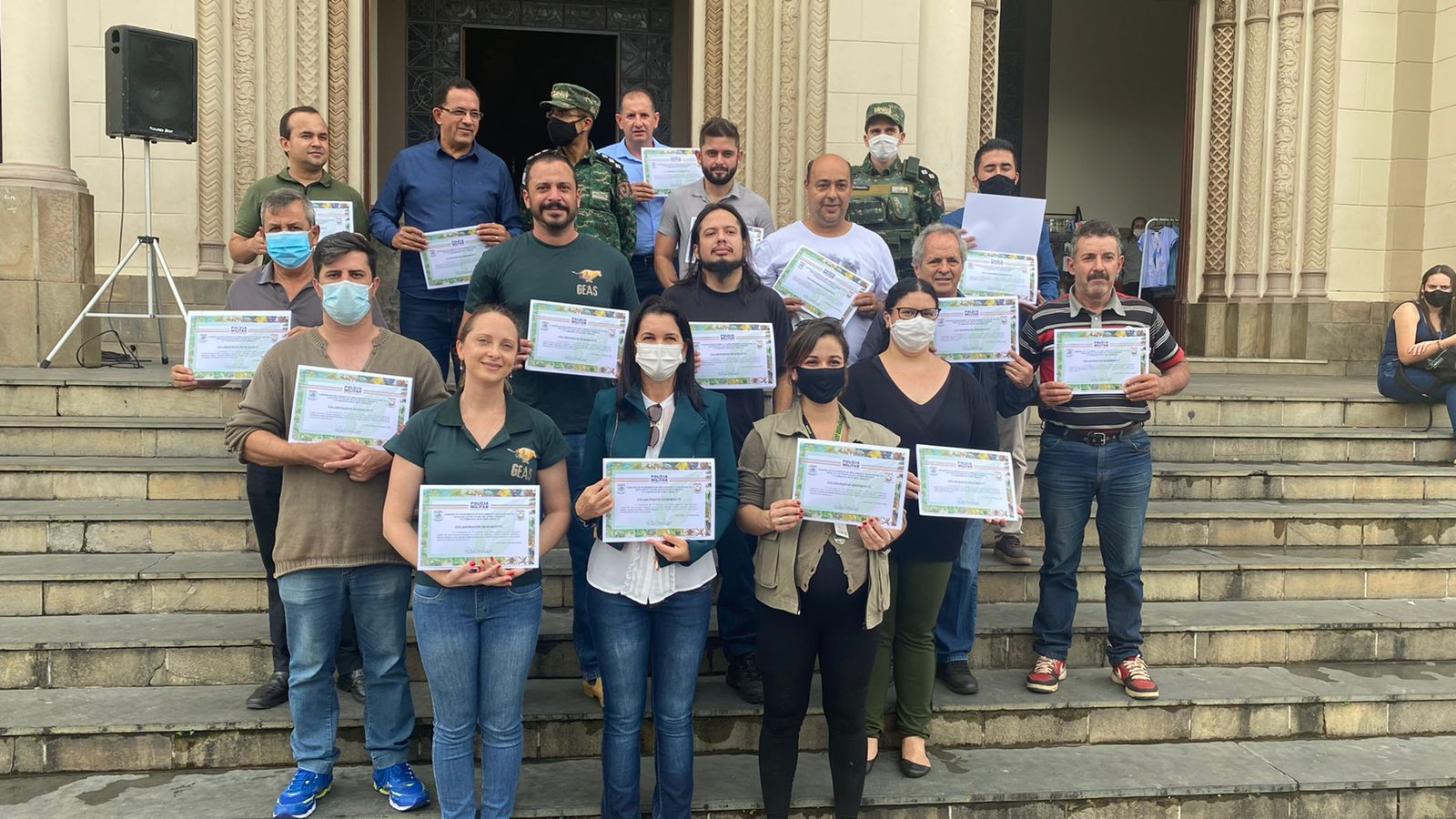 Imagem 1 da notícia: Vereadores participam de cerimônia de abertura da Semana do Meio Ambiente