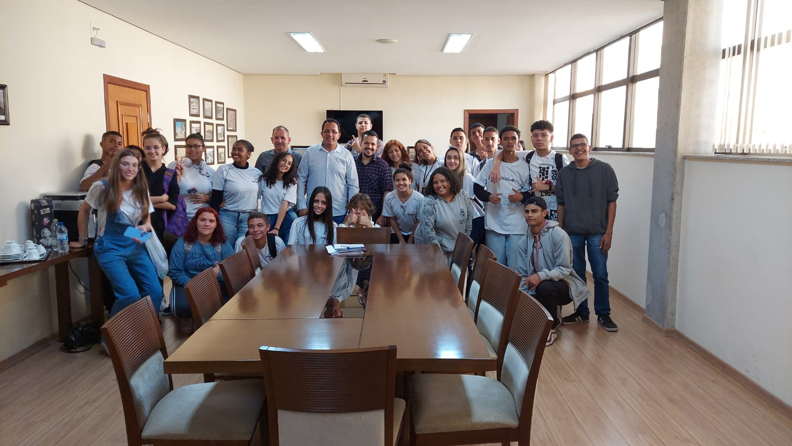 Imagem 1 da notícia: Câmara recebe alunos do Senac