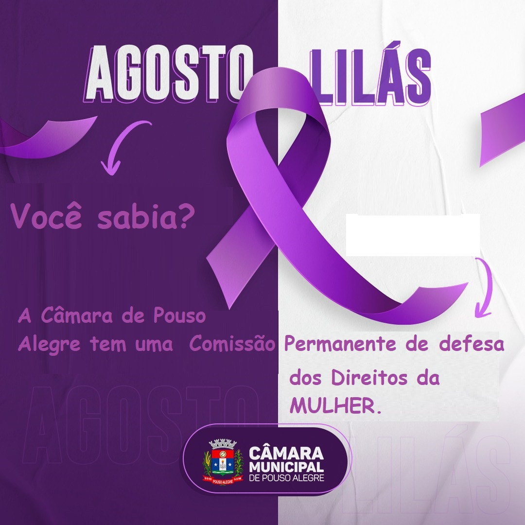 Imagem 1 da notícia: "Agosto lilás"