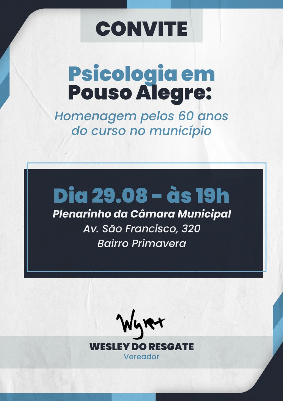 Imagem 1 da notícia: Psicologia em Pouso Alegre: Homenagem pelos 60 anos do curso no município
