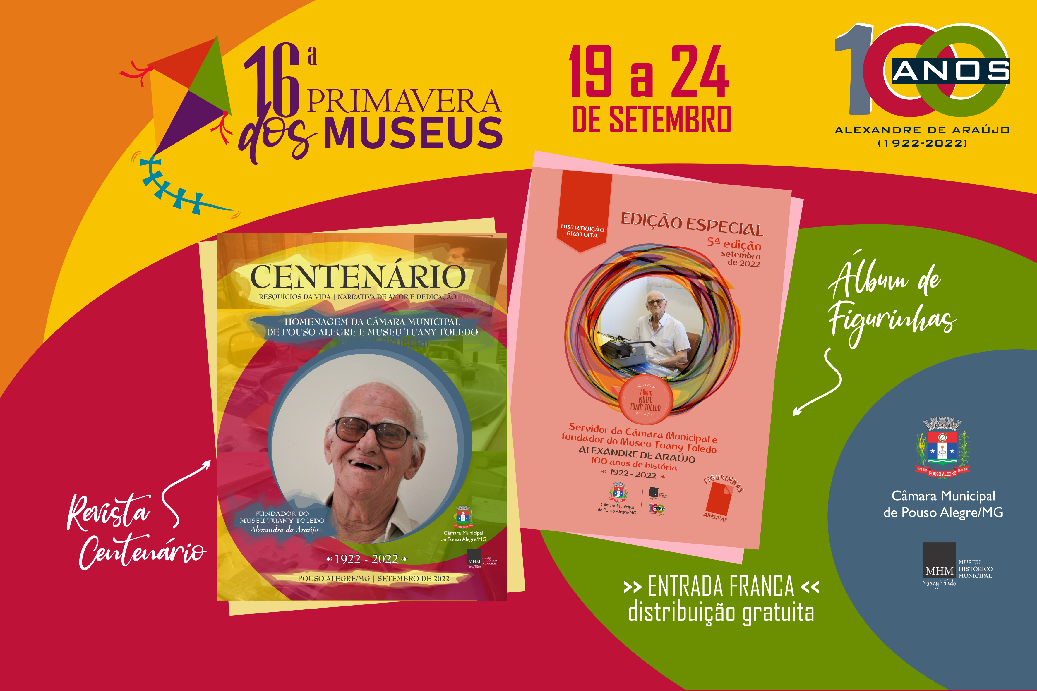 Imagem 1 da notícia: Centenário de Alexandre de Araújo é celebrado na 16ª Primavera dos Museus