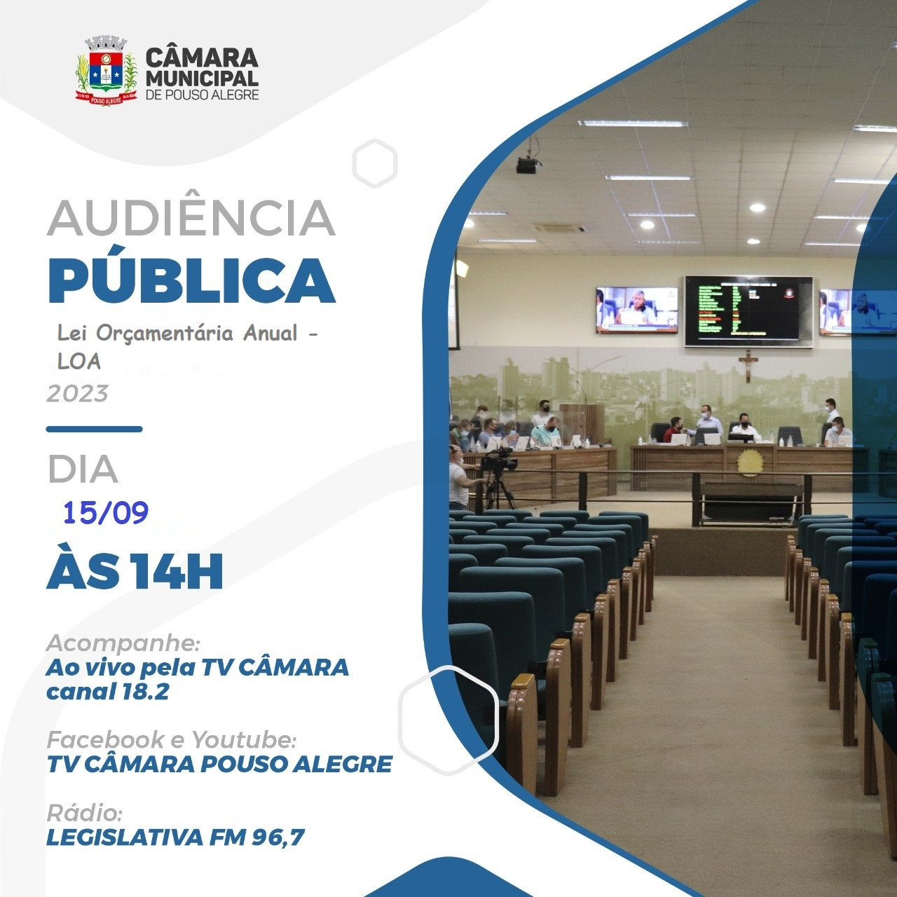 Imagem 1 da notícia: Audiência Pública vai discutir LOA