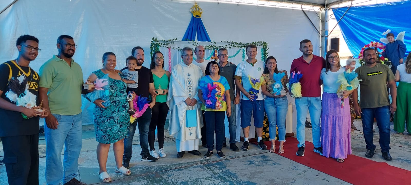Imagem 1 da notícia: Religiosidade: Vereador participa de comemorações ao dia de Nossa Senhora Aparecida