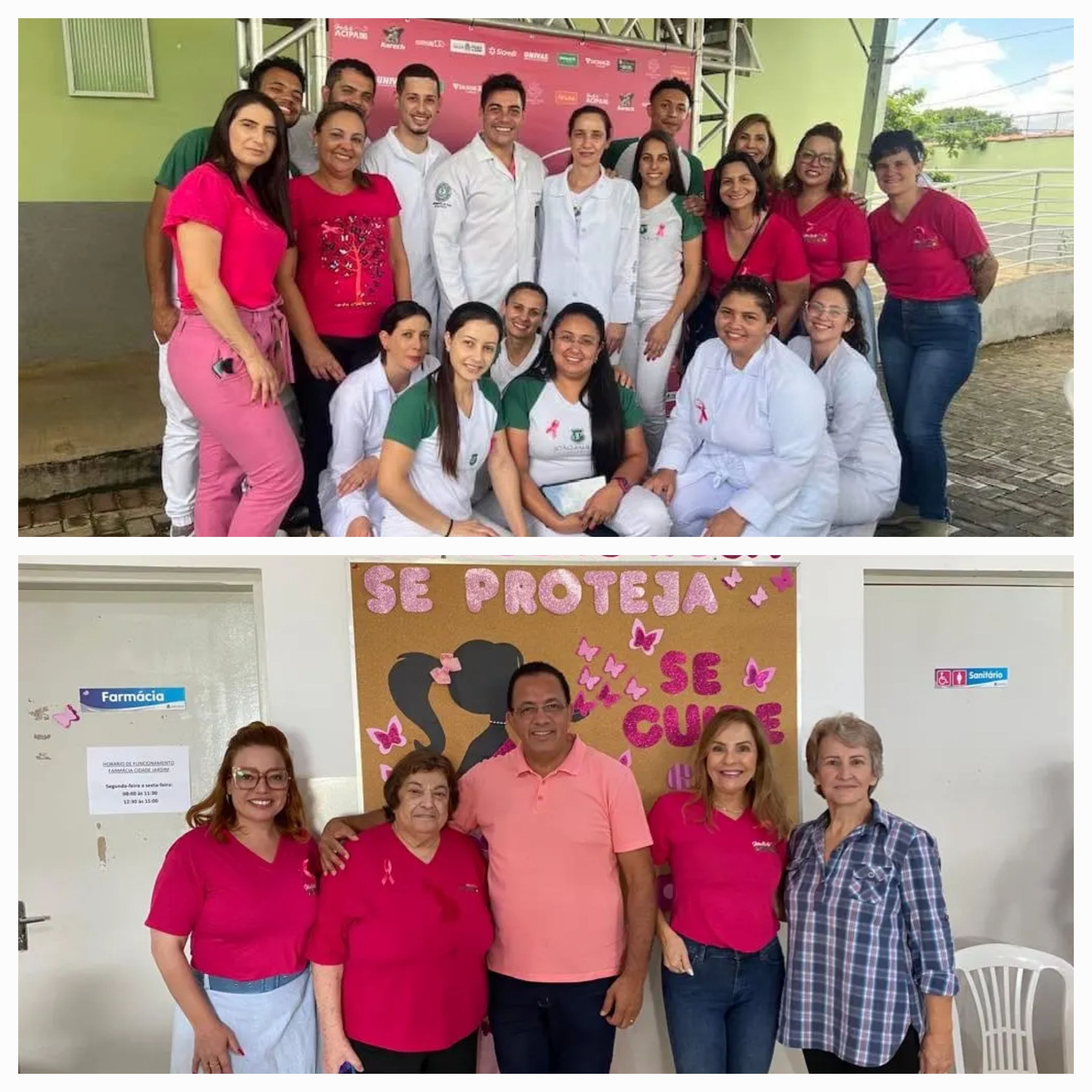 Imagem 1 da notícia: Outubro Rosa: vereadores participam de atividades no município