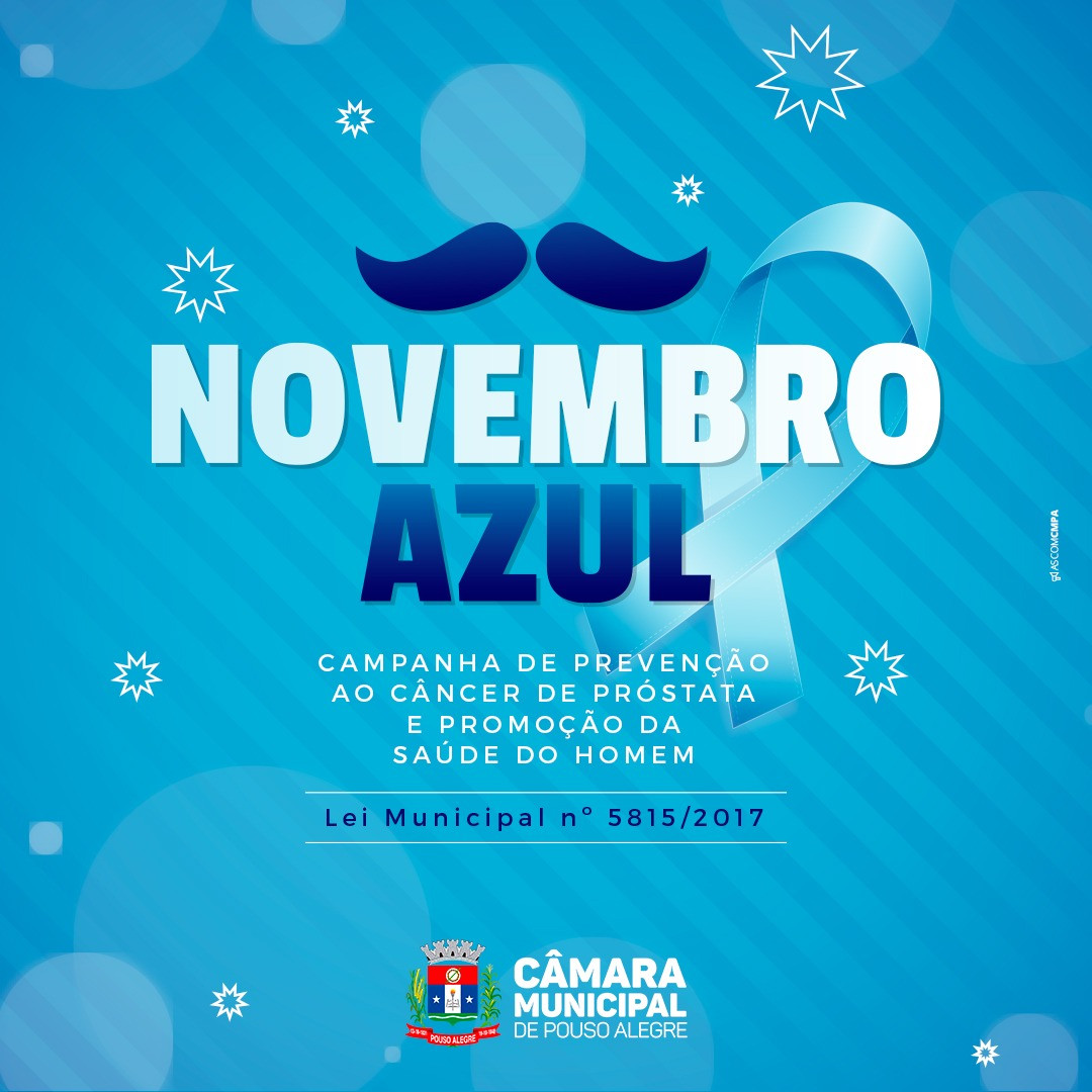 Imagem 1 da notícia: NOVEMBRO AZUL: Câmara chama atenção para importância do diagnóstico precoce