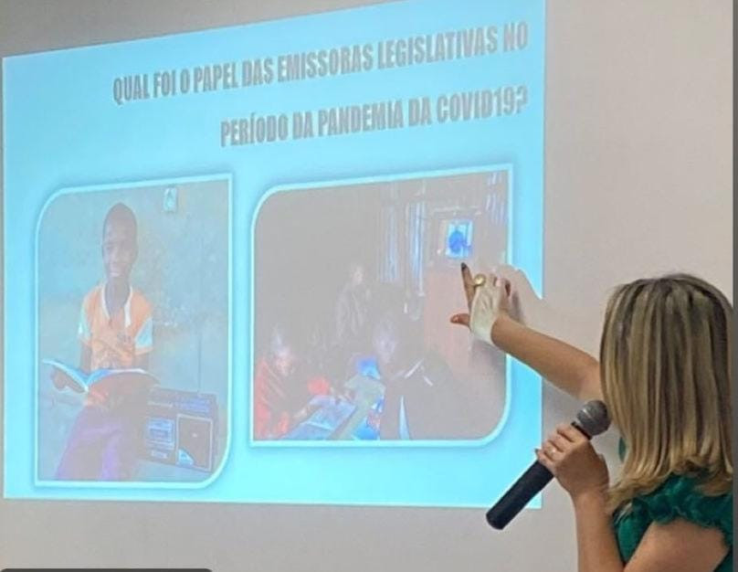 Imagem 1 da notícia: Diretora de Comunicação da Câmara de PA defende democratização da informação em palestra com legislativos estaduais e municipais