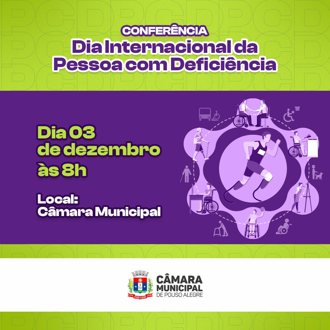 Imagem 1 da notícia: Dia Internacional da Pessoa com Deficiência: Câmara vai receber Conferência