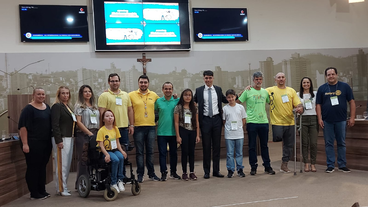 Imagem 1 da notícia: Dia Internacional da Pessoa com Deficiência: Câmara recebe Conferência