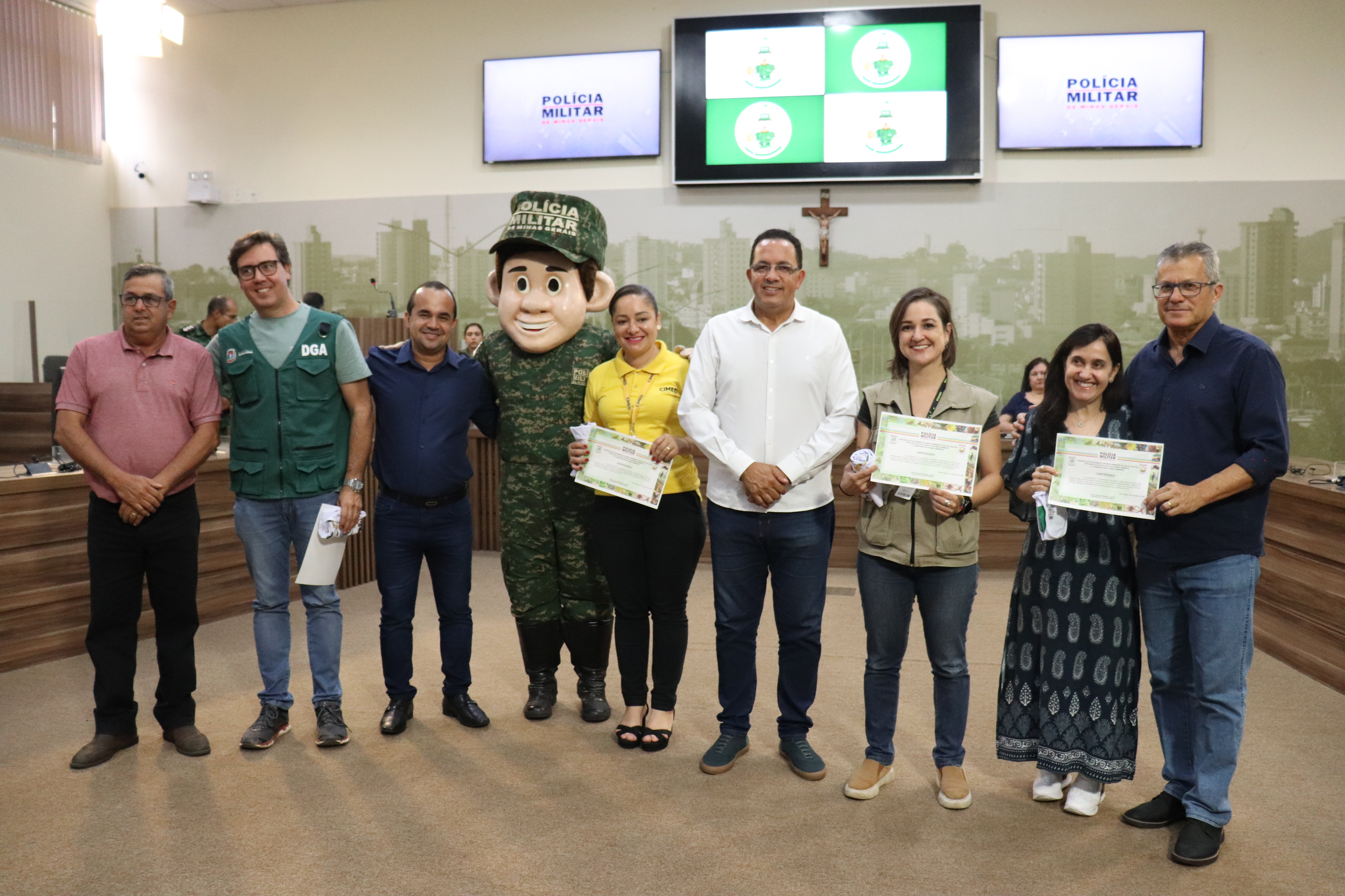 Imagem 6 da notícia: Câmara recebe evento do PROGEA da Polícia Militar de Meio Ambiente