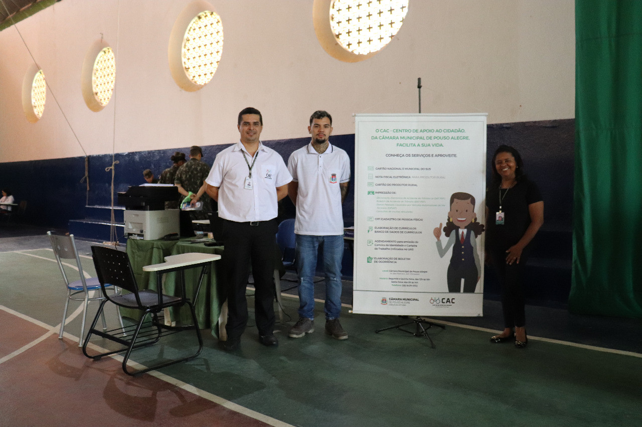 Imagem 1 da notícia: Câmara Municipal participa do “Workshop do Saber” realizado pelo exército
