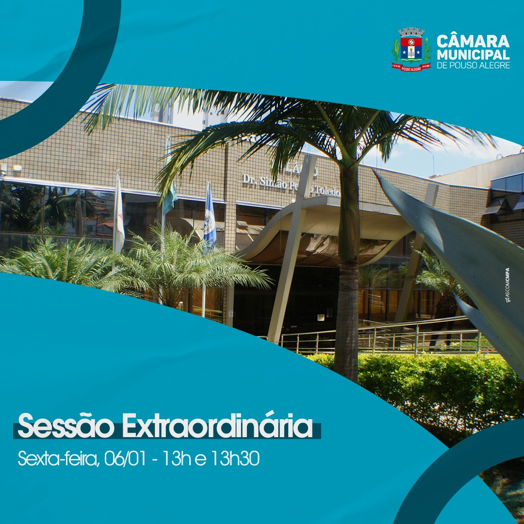 Imagem 1 da notícia: Câmara vai realizar Sessão Extraordinária nesta sexta, 06