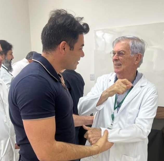 Imagem 1 da notícia: Vereador acompanha lançamento da sala de recuperação pós-operatório do HCSL