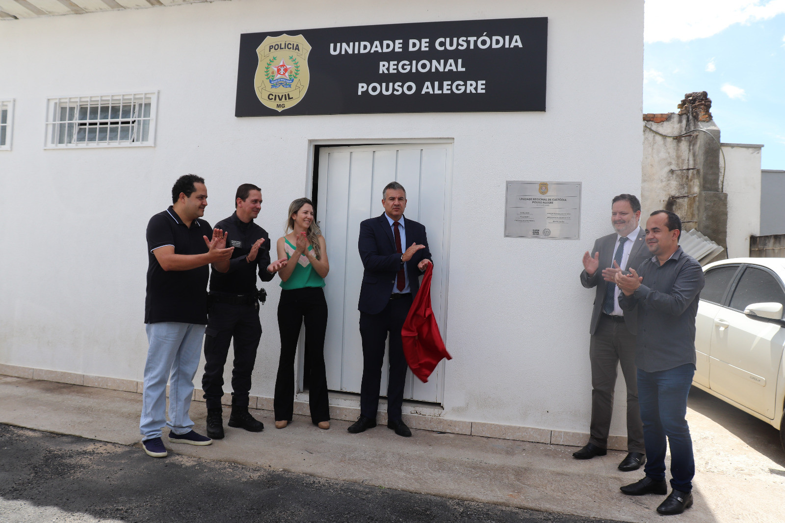 Imagem 2 da notícia: Presidente da Câmara participa da inauguração da Unidade de Custódia da Delegacia Regional de Pouso Alegre