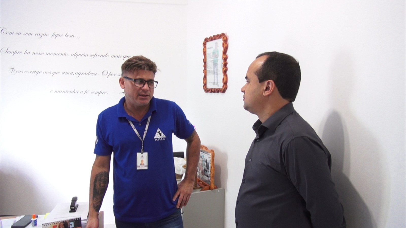 Imagem 1 da notícia: Presidente da Câmara visita APAC