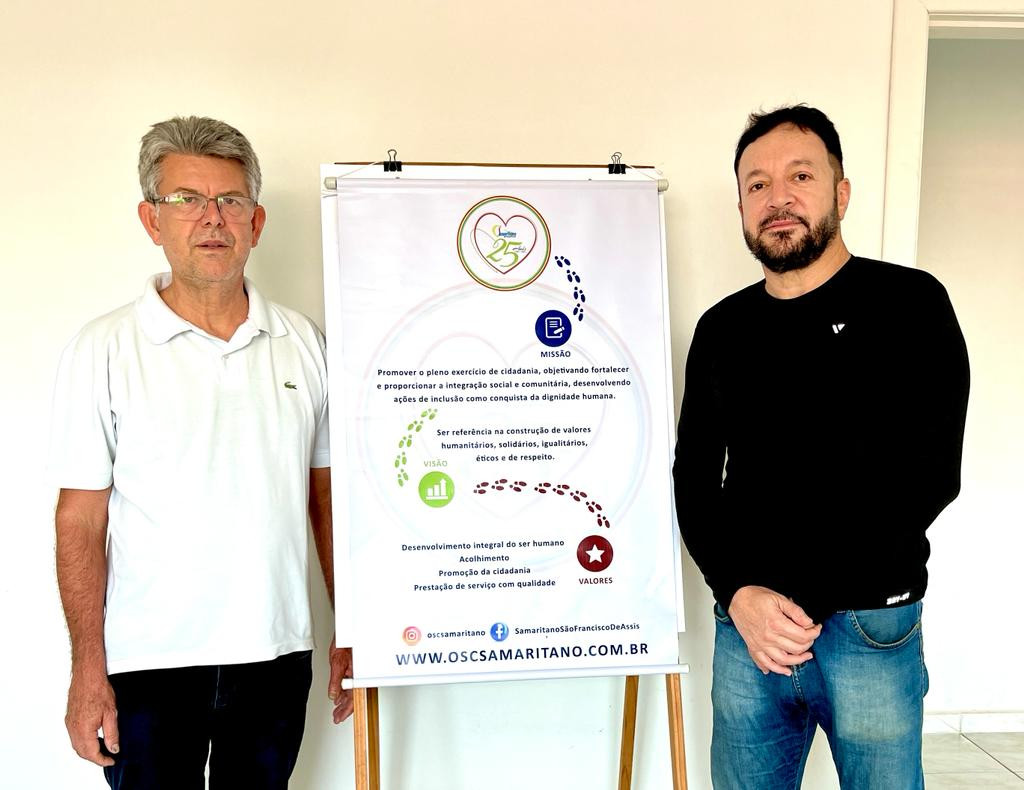 Imagem 1 da notícia: Presidente da Comissão de Defesa dos Direitos da Criança e do Adolescente visita Organização Samaritano São Francisco de Assis