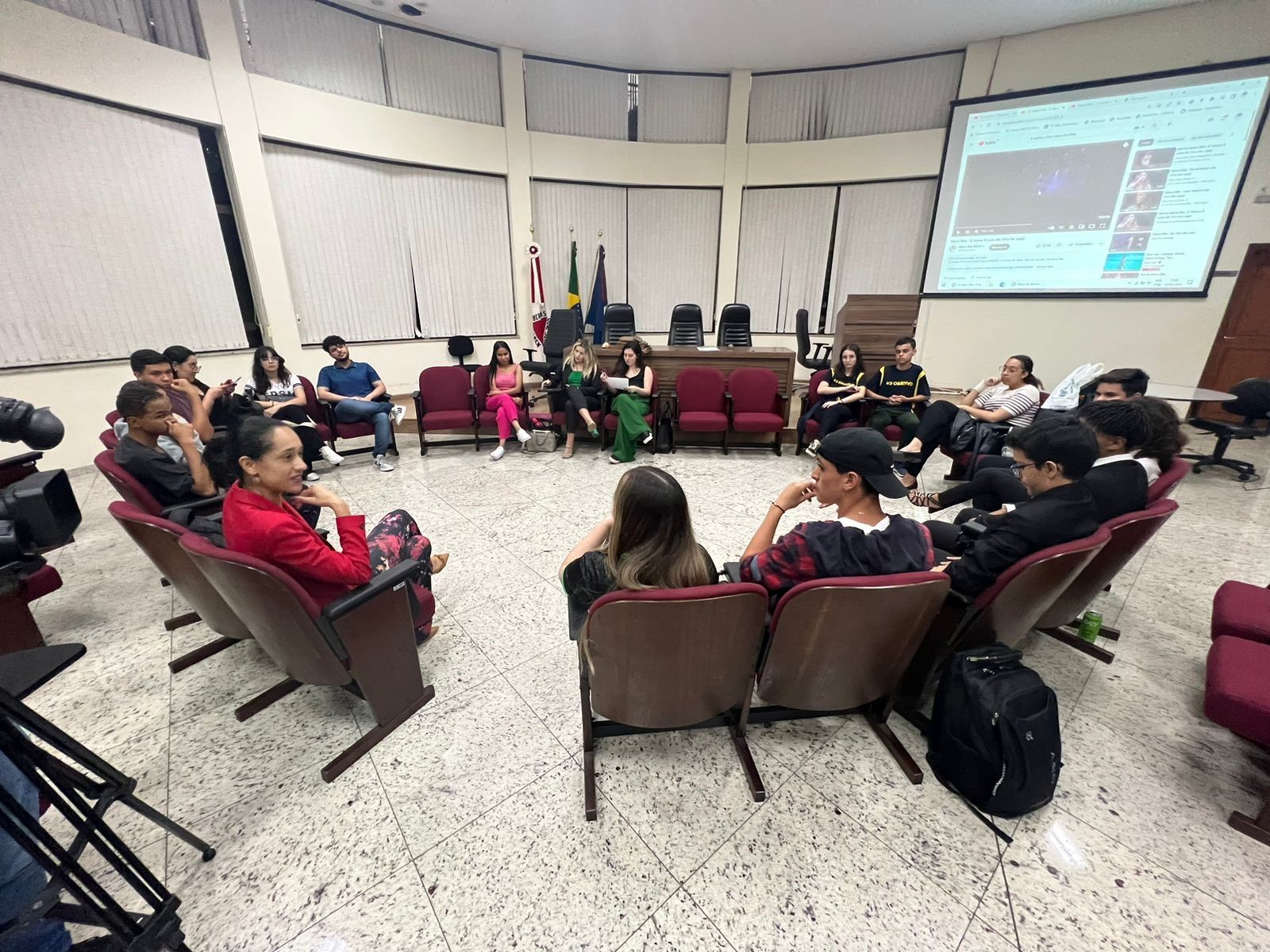 Imagem 1 da notícia: Parlamento Jovem tem continuidade em Pouso Alegre com a presença de universitários da FDSM