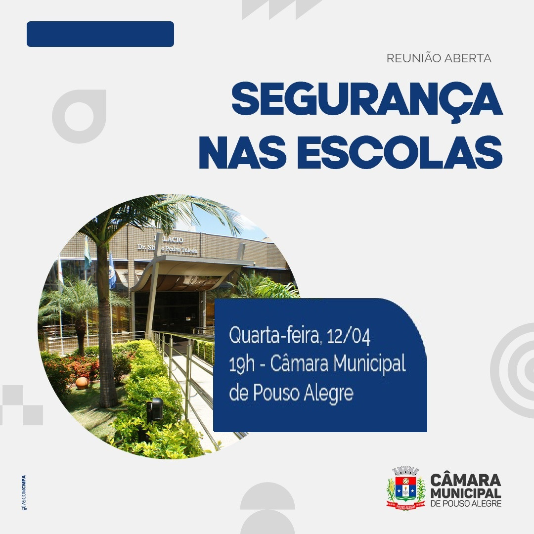 Imagem 1 da notícia: Câmara vai realizar "reunião aberta" para discutir segurança nas escolas