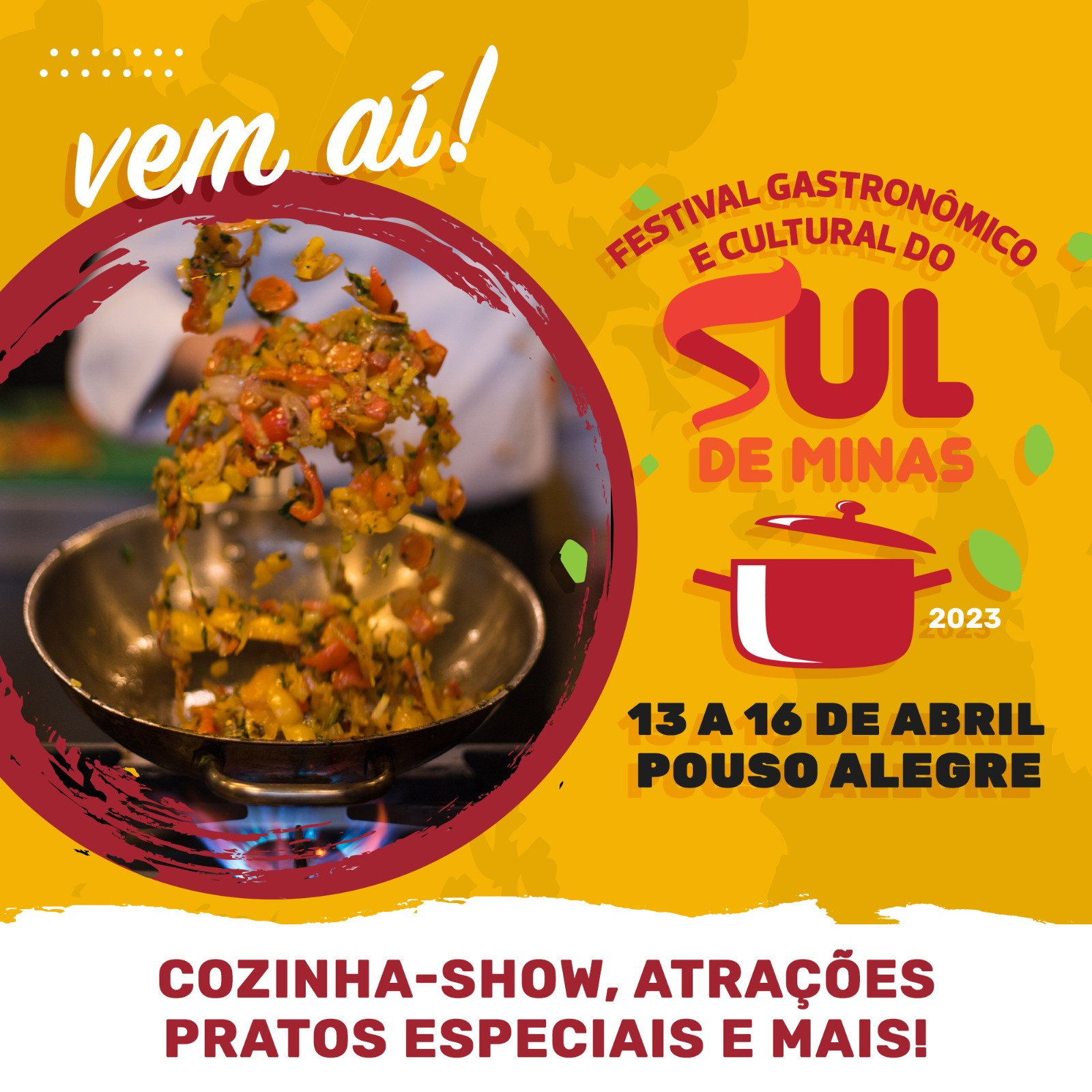 Imagem 1 da notícia: Câmara apoia Festival Gastronômico e Cultural que terá ação social em Pouso Alegre