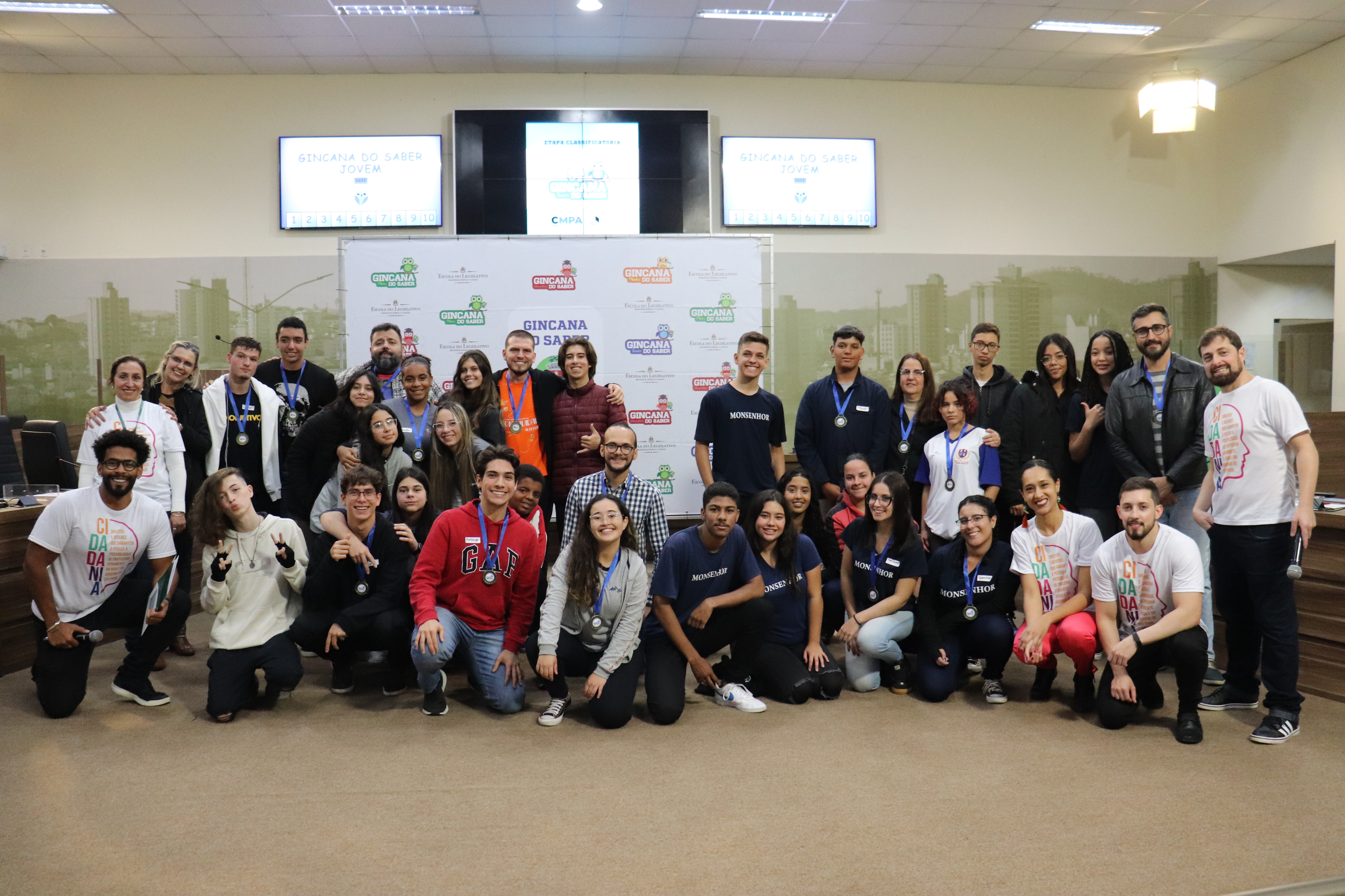 Imagem 1 da notícia: Escola do Legislativo realiza o segundo dia da Gincana do Saber Jovem 2023