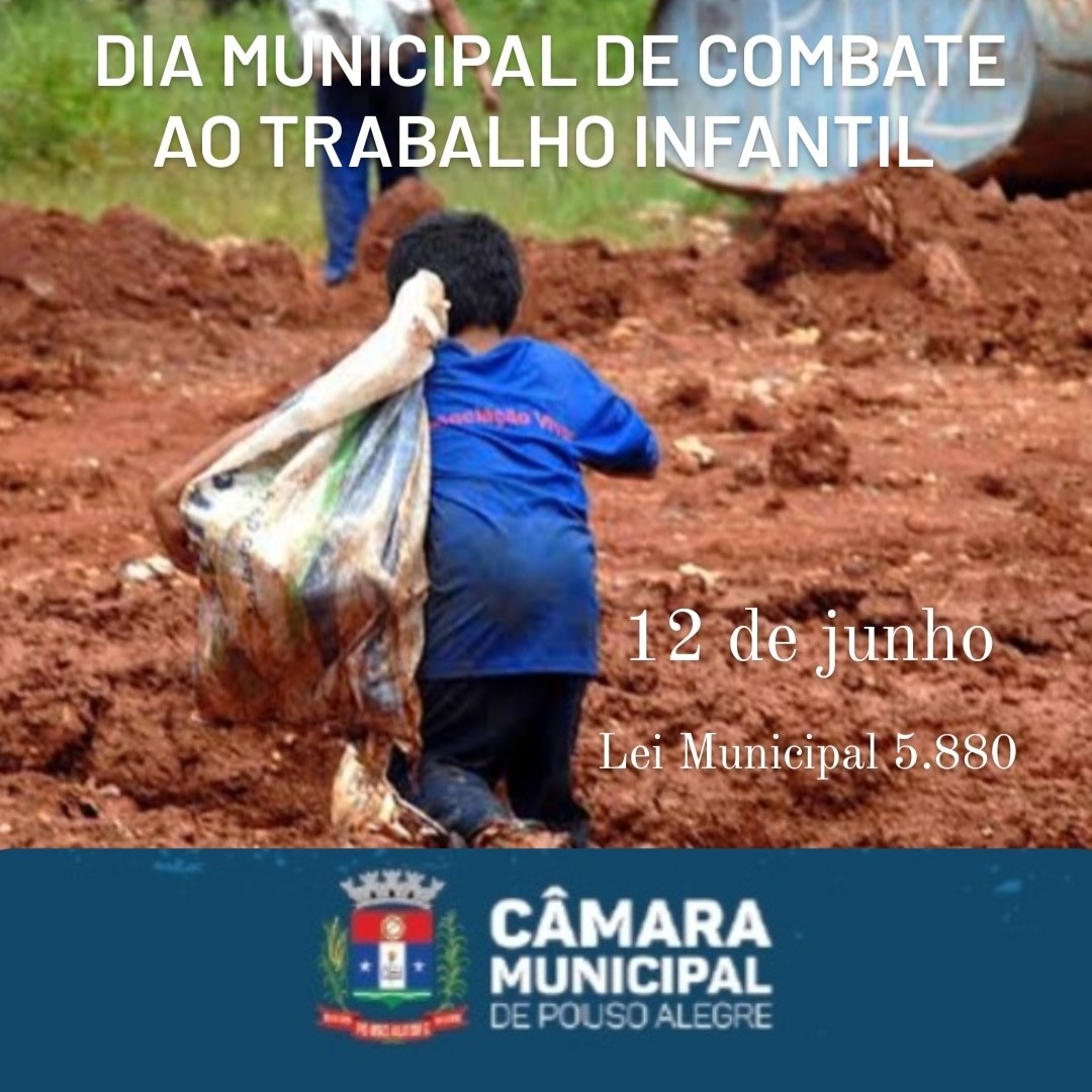 Imagem 1 da notícia: 12 de junho: Dia Municipal de Combate ao Trabalho Infantil