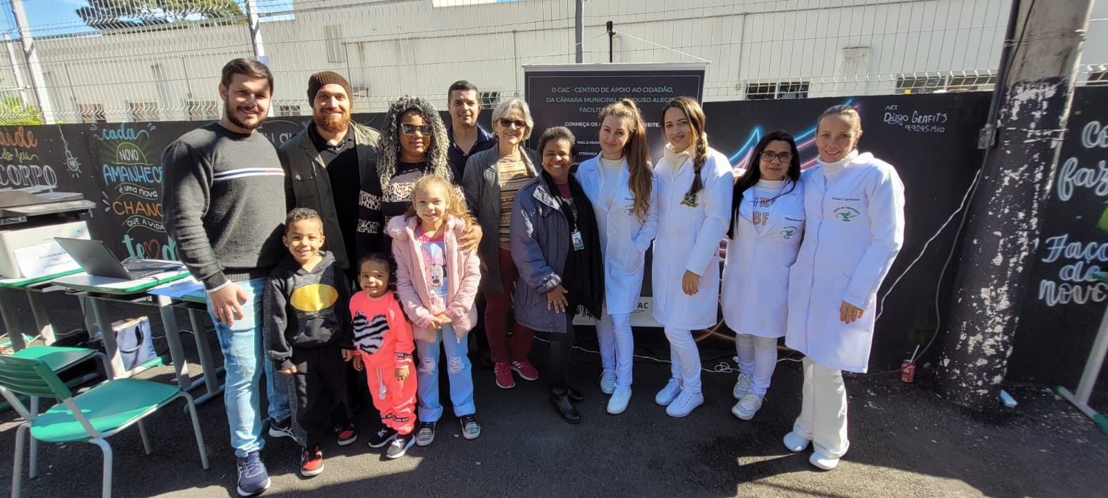 Imagem 1 da notícia: CAC participa do evento "Praça Viva" realizado na Praça João Pinheiro