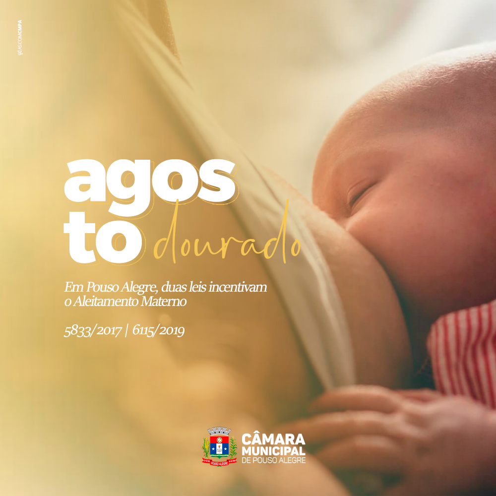 Imagem 1 da notícia: Agosto Dourado: Em Pouso Alegre, duas Leis incentivam a amamentação