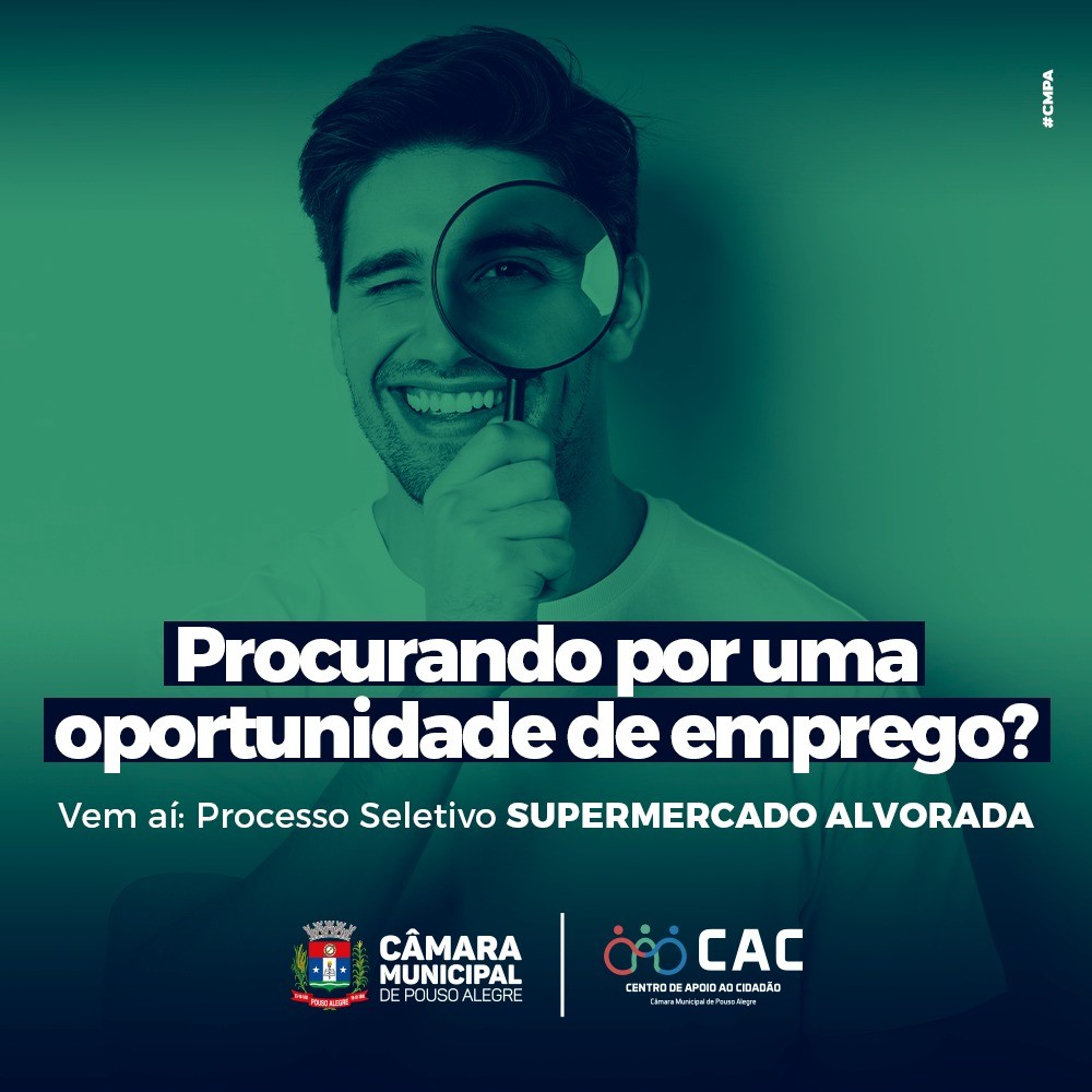 Imagem 1 da notícia: CAC da Câmara de Vereadores recebe processo seletivo do Supermercado Alvorada
