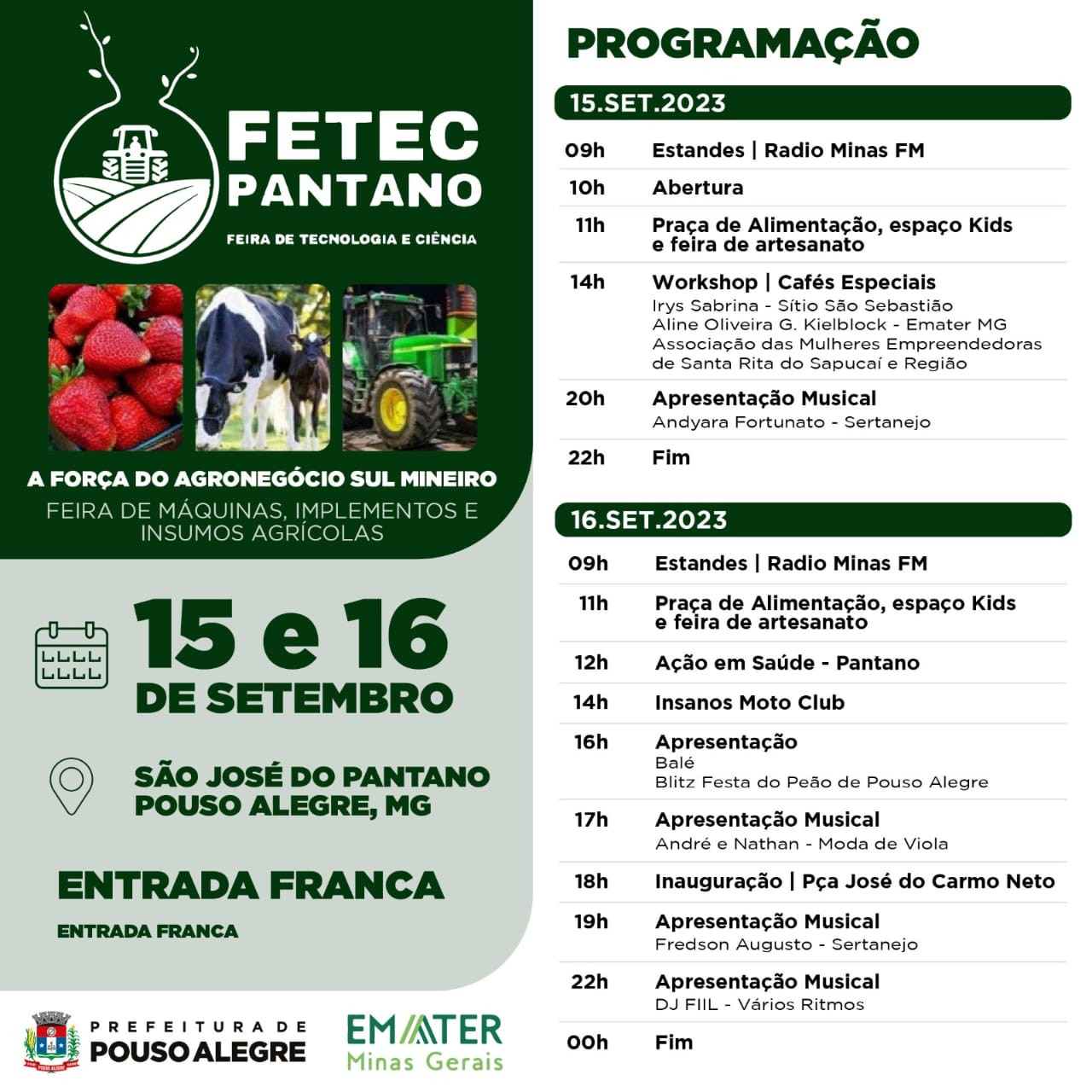 Imagem 2 da notícia: Vereador incentiva participação pública na FETEC Pantano 2023