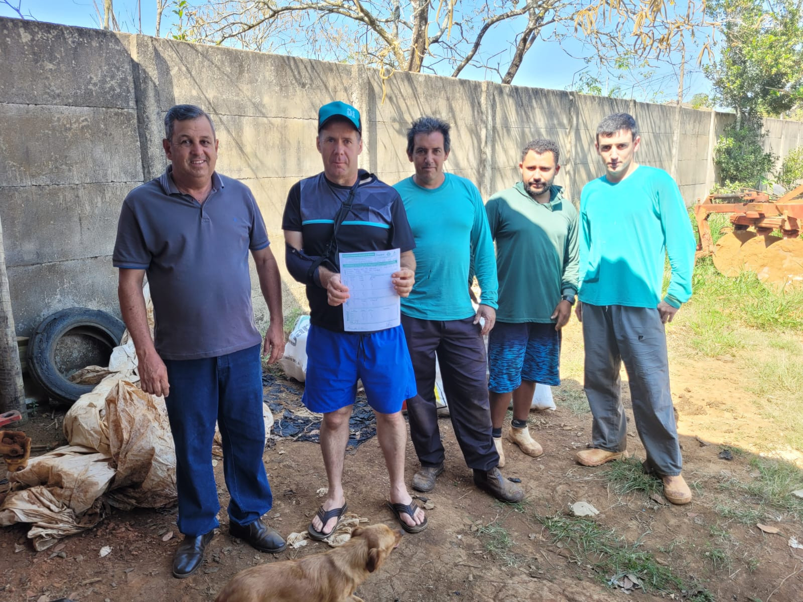 Imagem 1 da notícia: Vereador acompanha coleta itinerante de embalagens vazias de defensivos no Pantano