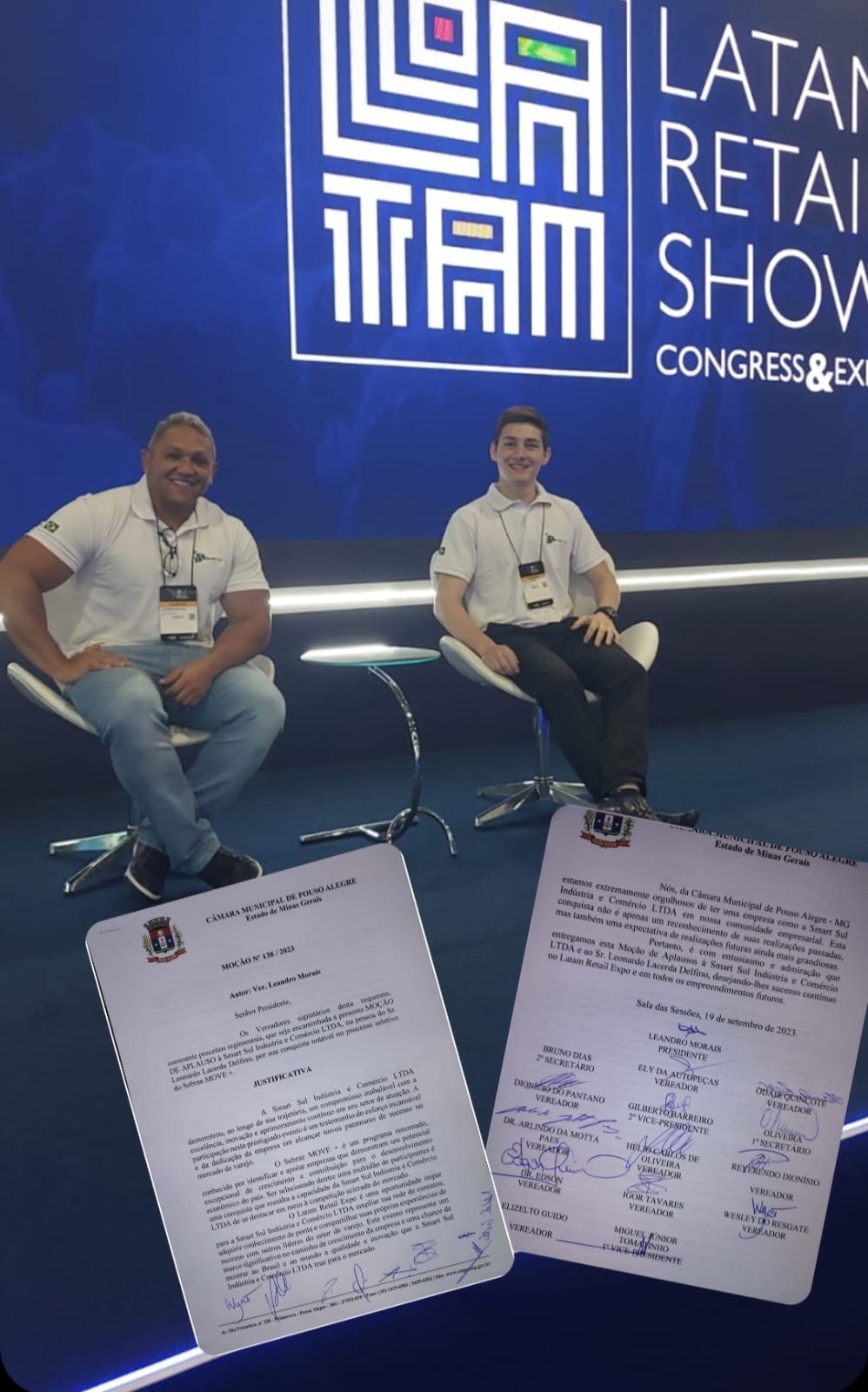 Imagem 1 da notícia: Empresa selecionada entre mais de 800 para participar do Latam Retail Expo recebe moção de aplausos da Câmara de Vereadores
