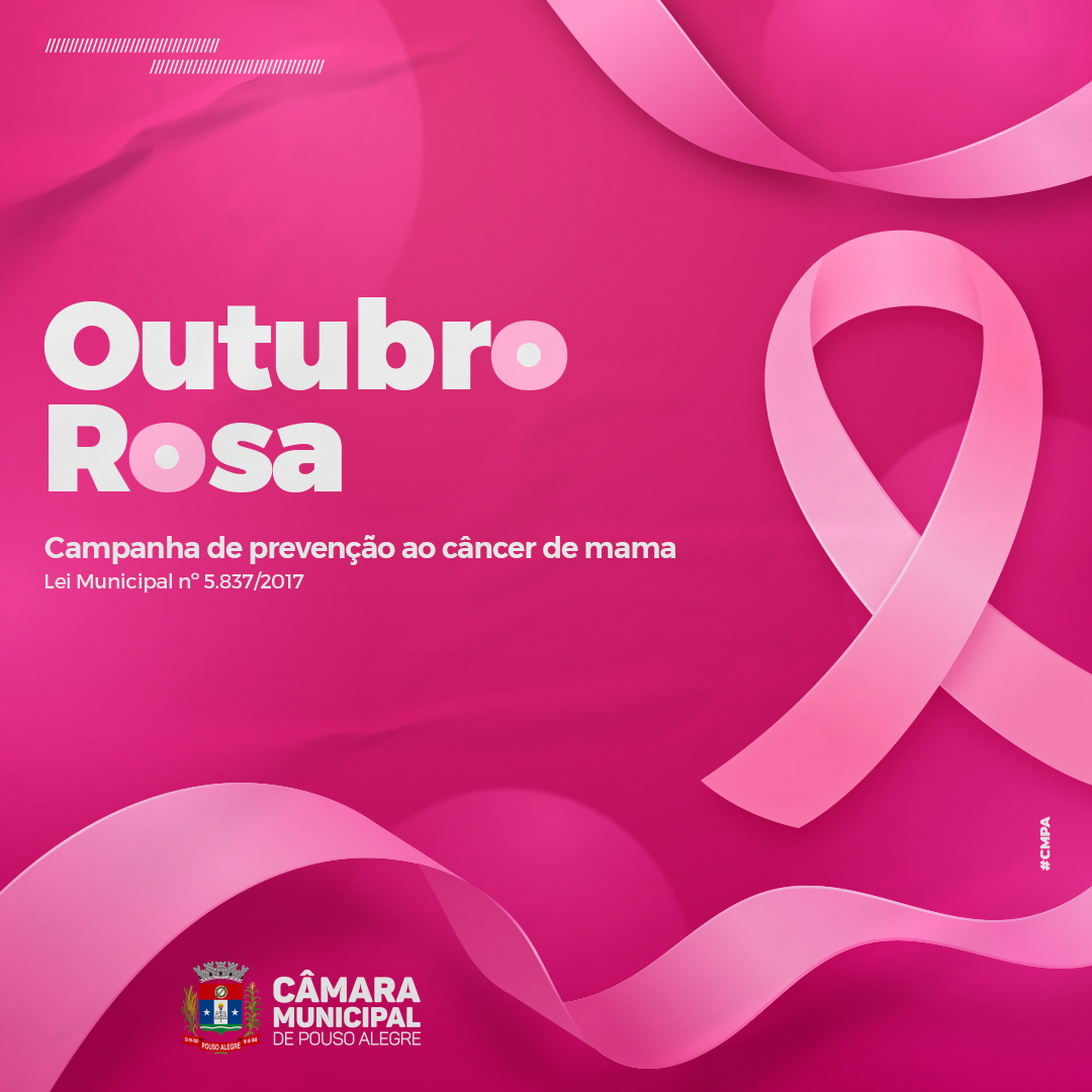 Imagem 1 da notícia: Outubro Rosa: Câmara chama atenção para prevenção contra o câncer de mama