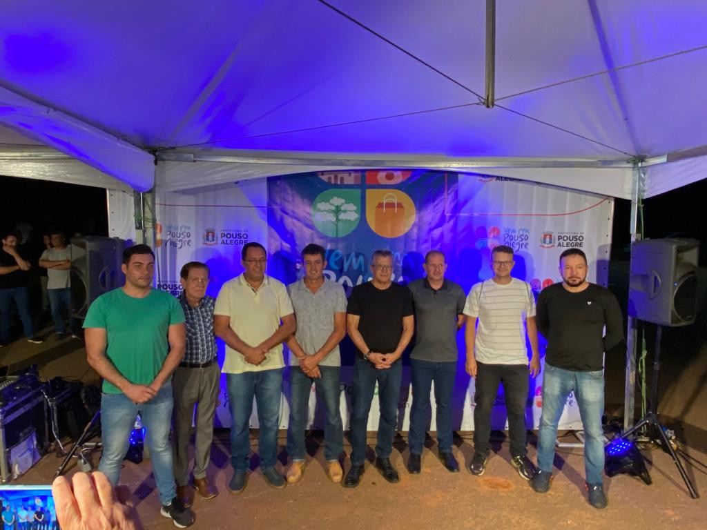 Imagem 1 da notícia: Vereadores acompanham inauguração da iluminação do perímetro urbano da BR459