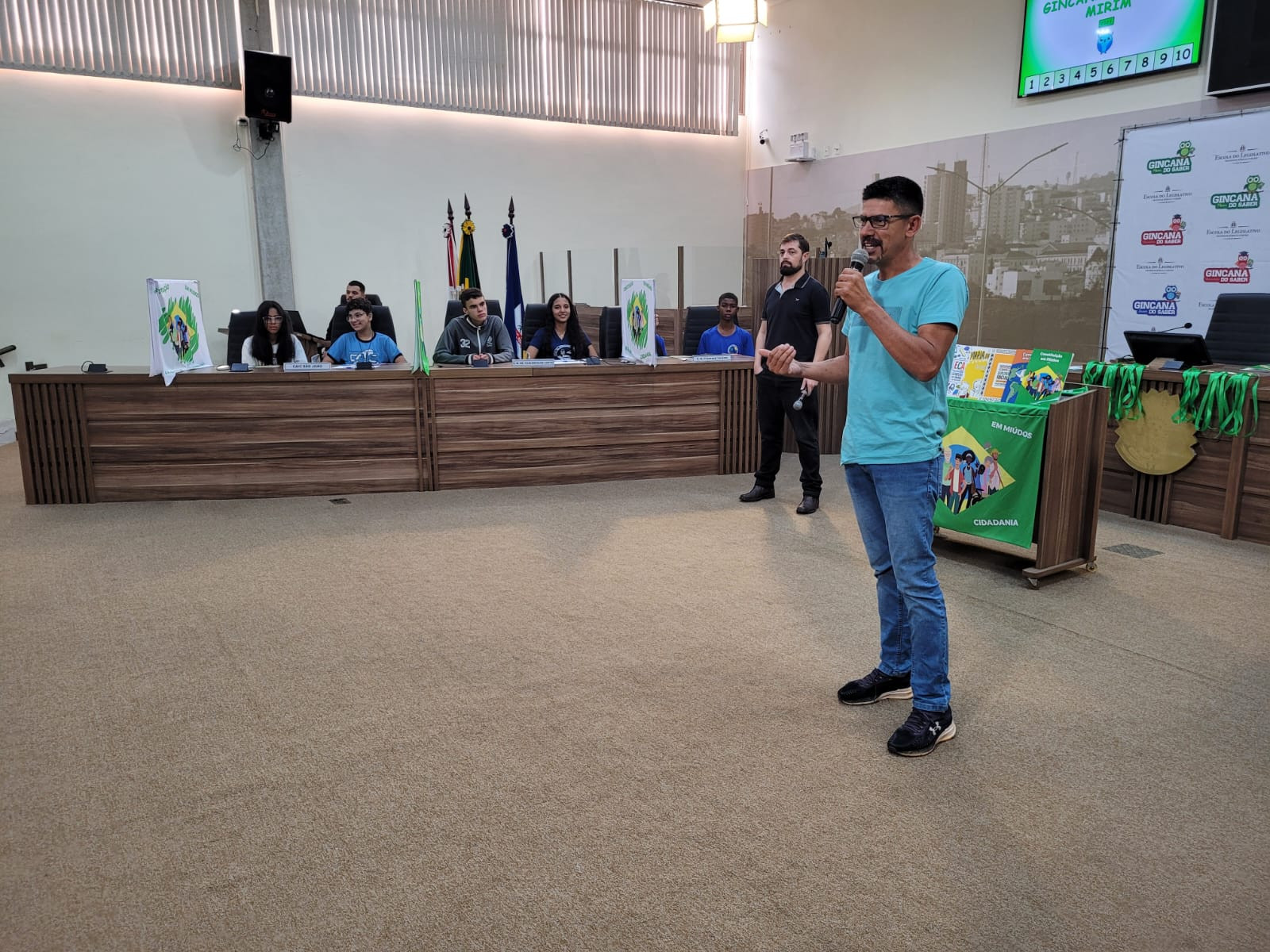 Imagem 1 da notícia: Vereador acompanha Gincana do Saber realizada nesta terça-feira (03)