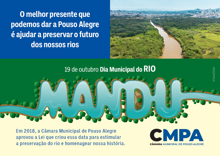 Imagem 1 da notícia: 19 de outubro: 175 anos de Pouso Alegre / Dia Municipal do Rio Mandu