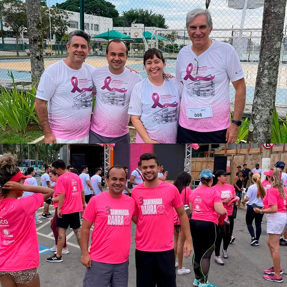 Imagem 1 da notícia: Outubro Rosa: Vereadores participam de corridas e caminhadas de conscientização