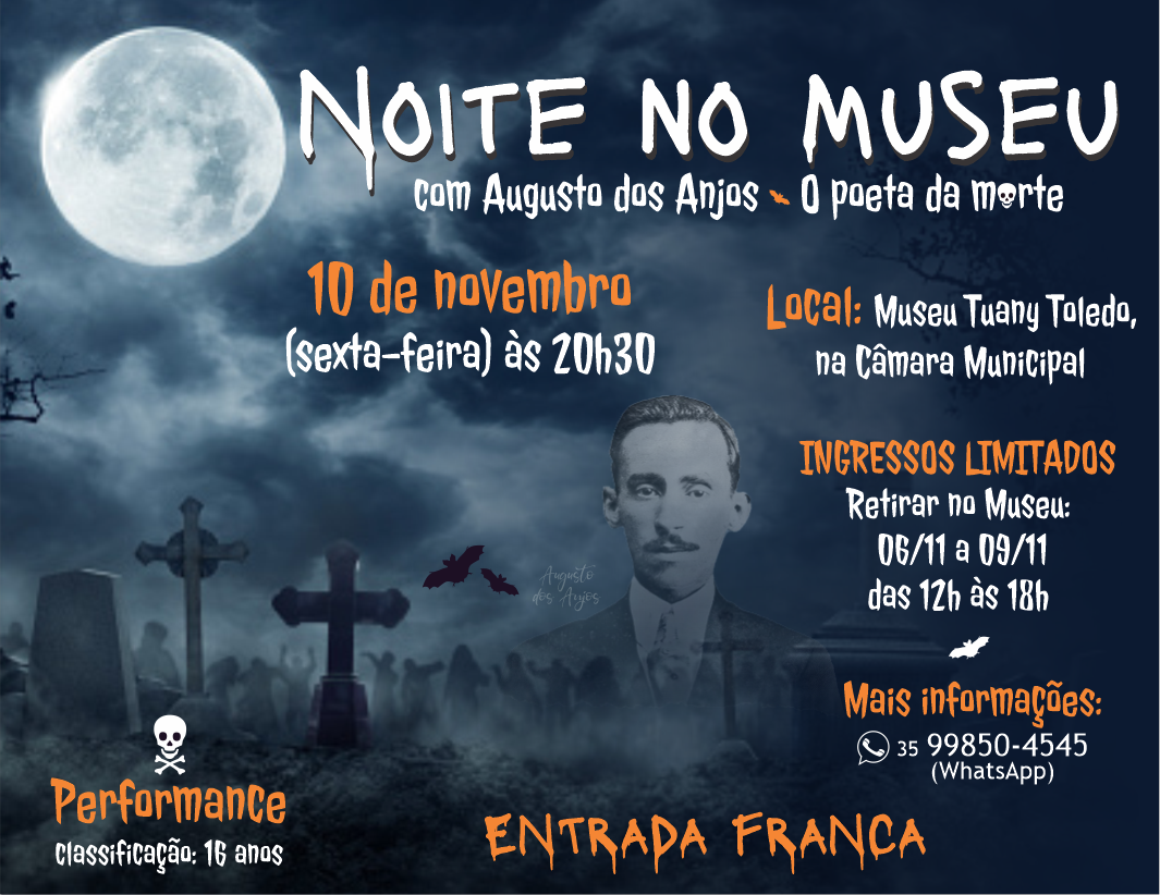 Imagem 1 da notícia: Noite no Museu acontece na sexta-feira, 10 de novembro