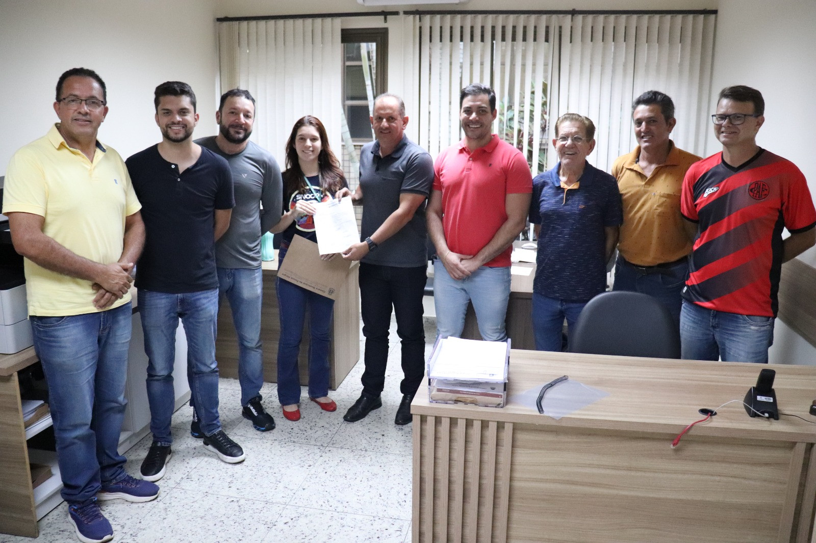 Imagem 1 da notícia: Vereadores protocolam chapa para concorrer à Mesa Diretora 2024