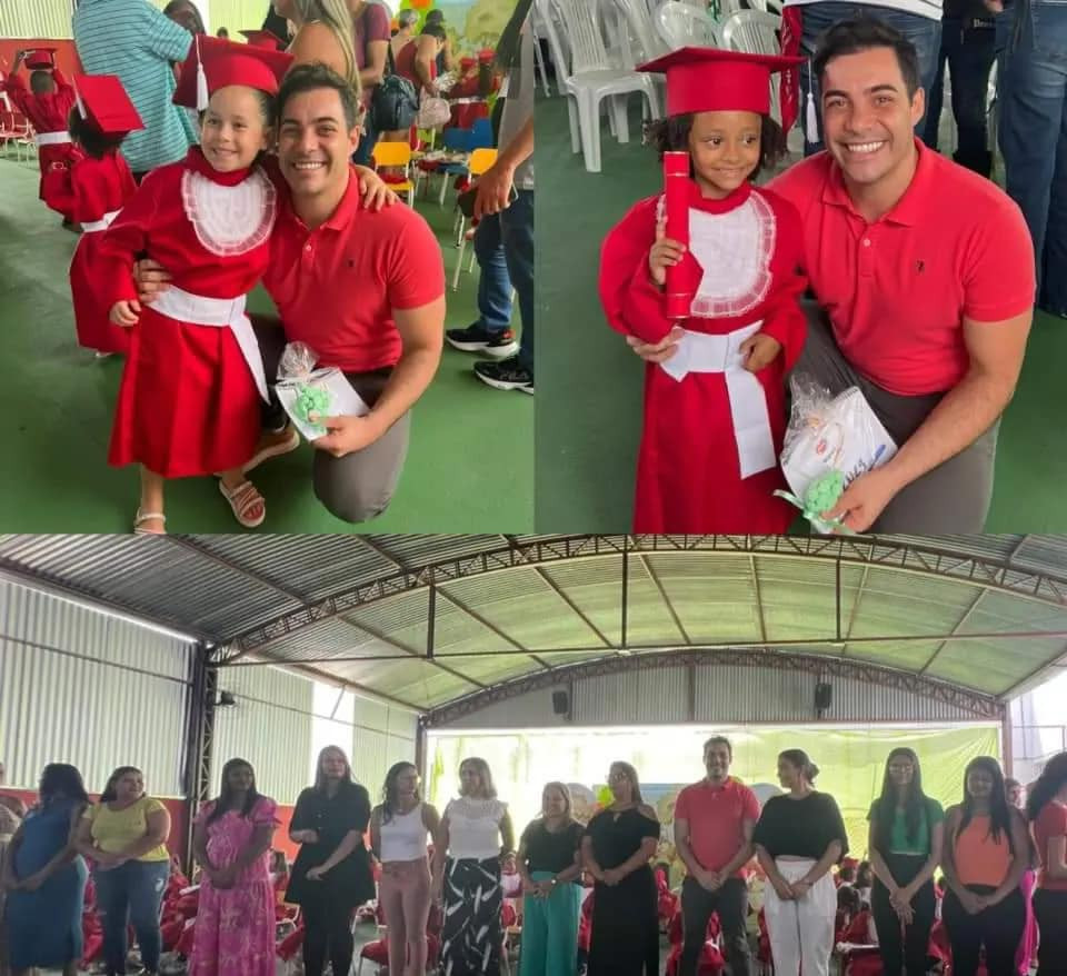 Imagem 1 da notícia: Vereador acompanha formatura na Creche Irmã Ester