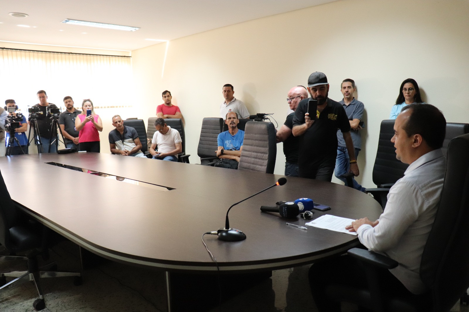 Imagem 1 da notícia: Em coletiva: Presidente da Câmara sugere que economia da Casa seja repassada ao novo Hospital Oncológico