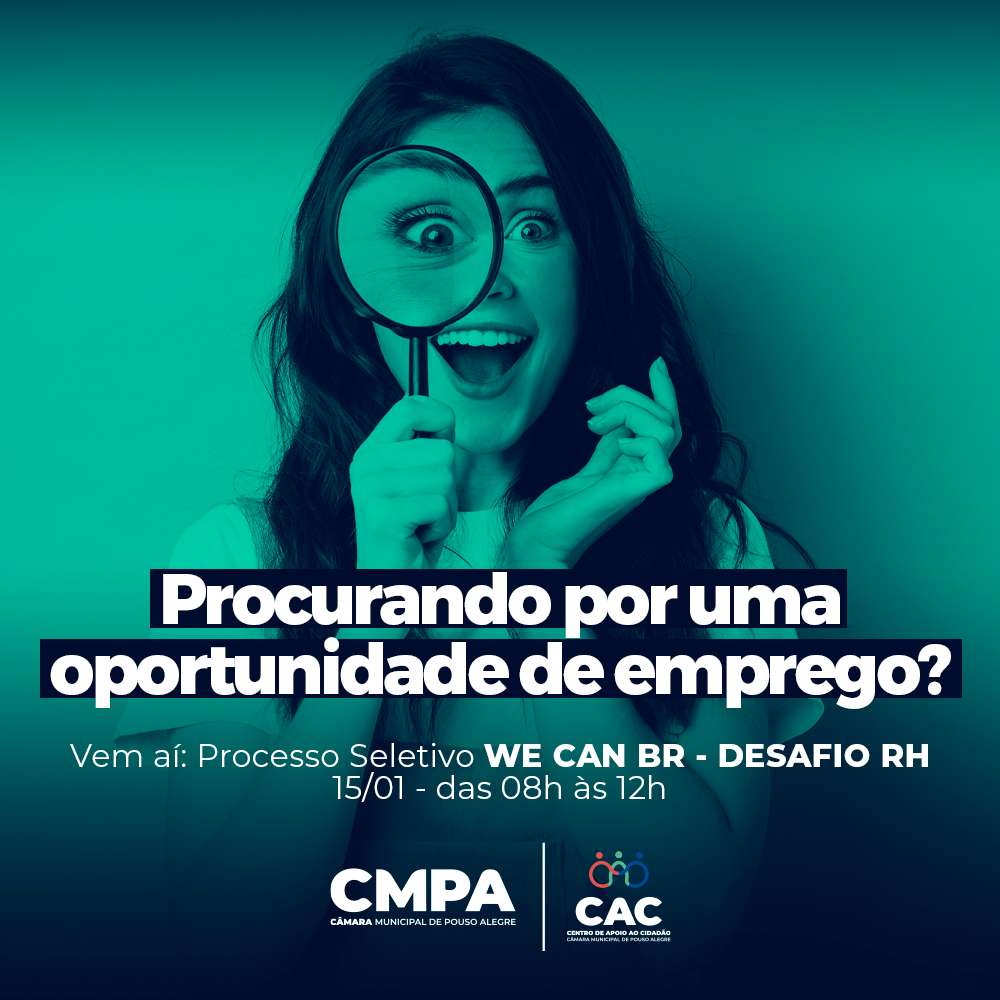 Imagem 3 da notícia: CAC da Câmara receberá três processos seletivos na próxima semana