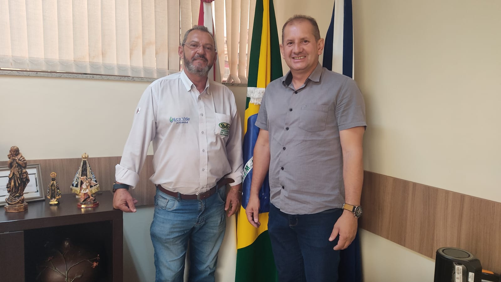Imagem 1 da notícia: Presidente recebe proprietário das empresas Eco Vida Ambiental e DDJet.