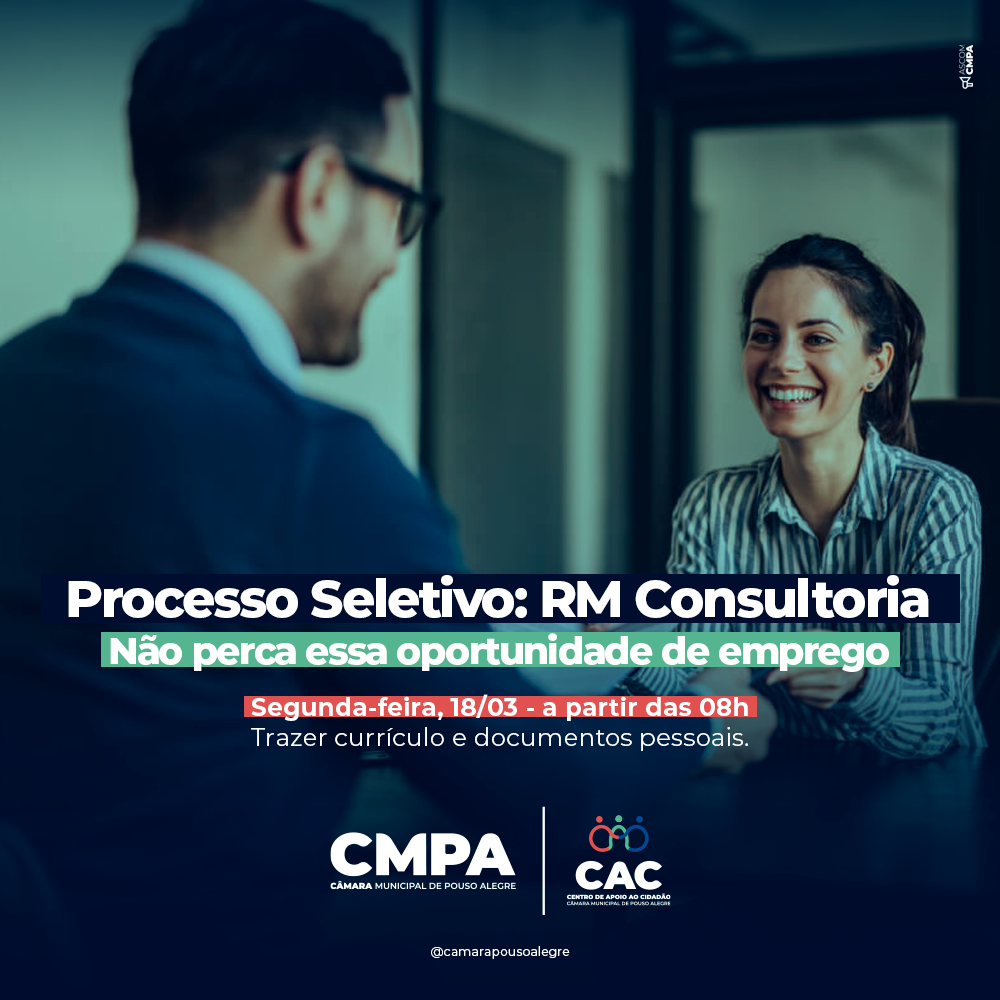 Imagem 1 da notícia: CAC da Câmara vai receber processo seletivo para contratação de Monitor Educacional